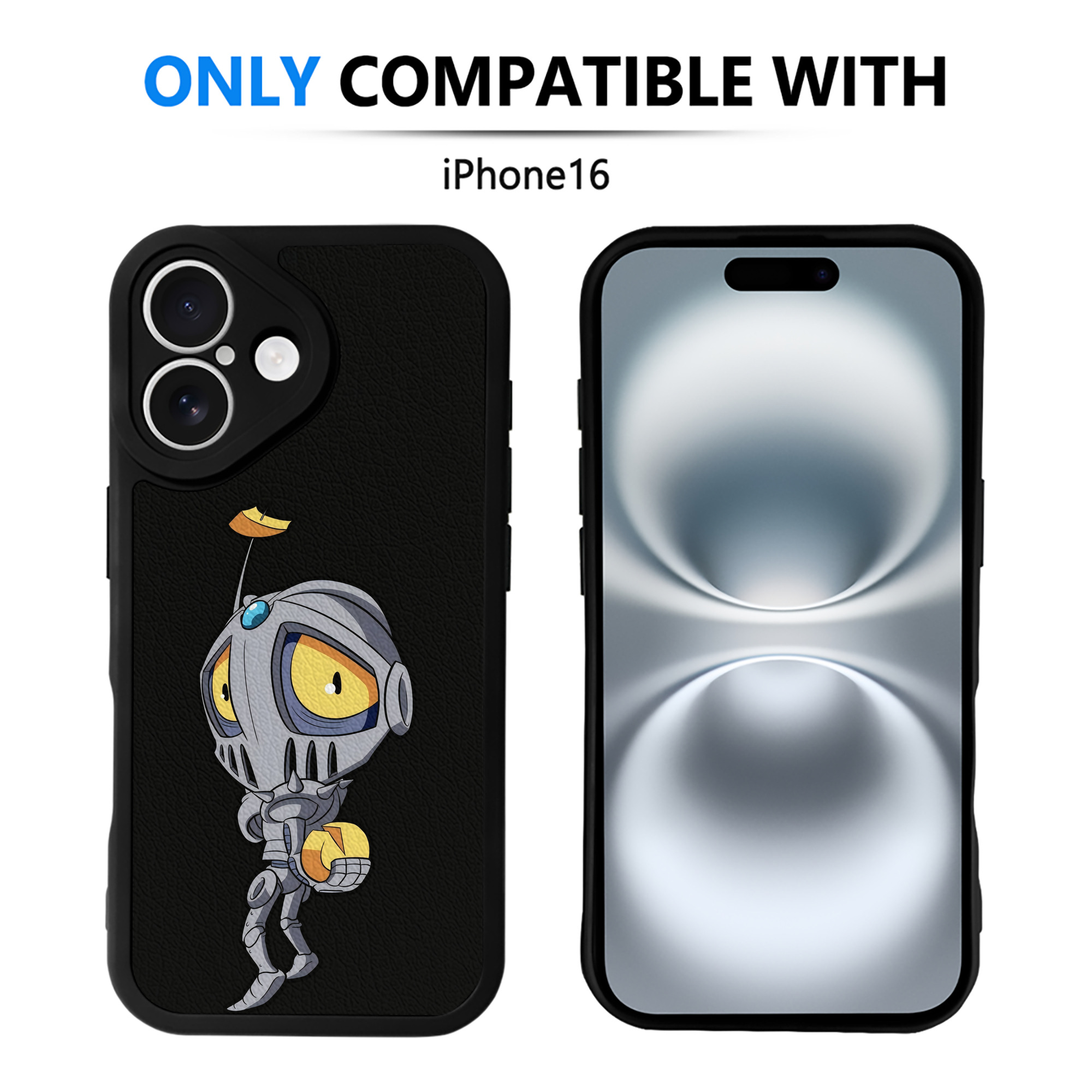 （画像用） ジョジョの奇妙な冒険 JoJo's Bizarre Adventure 【iPhone 16シリーズ対応】シリコンスマホケース（レザー調） 材質：シリコン